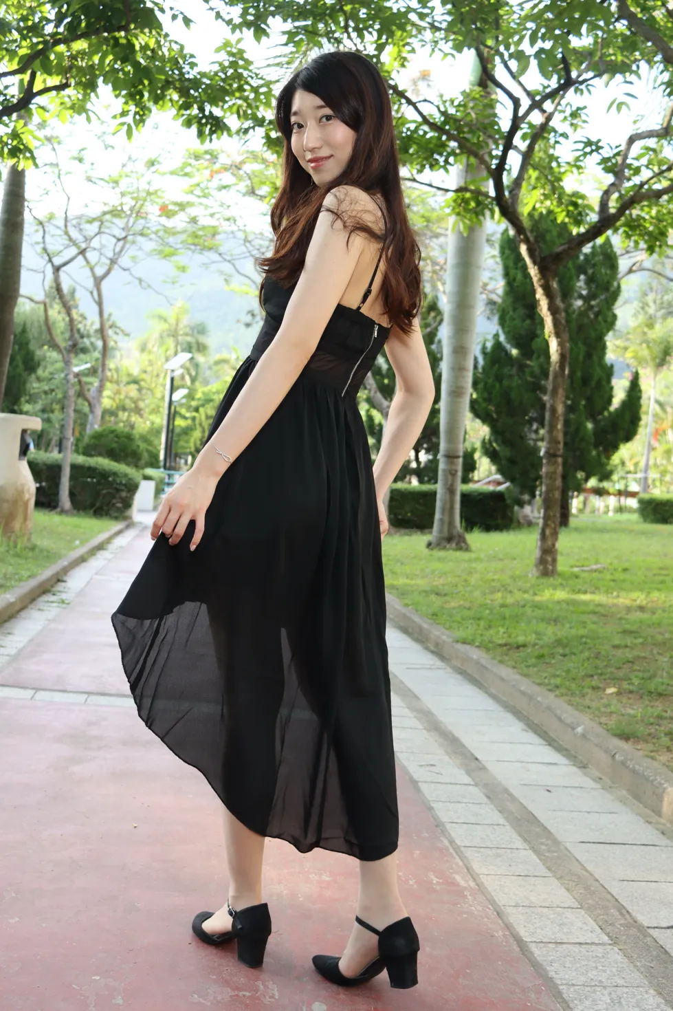 [Mzsock] NO.106 Wu Xiaokui Park black dress street photography#[61P]-4