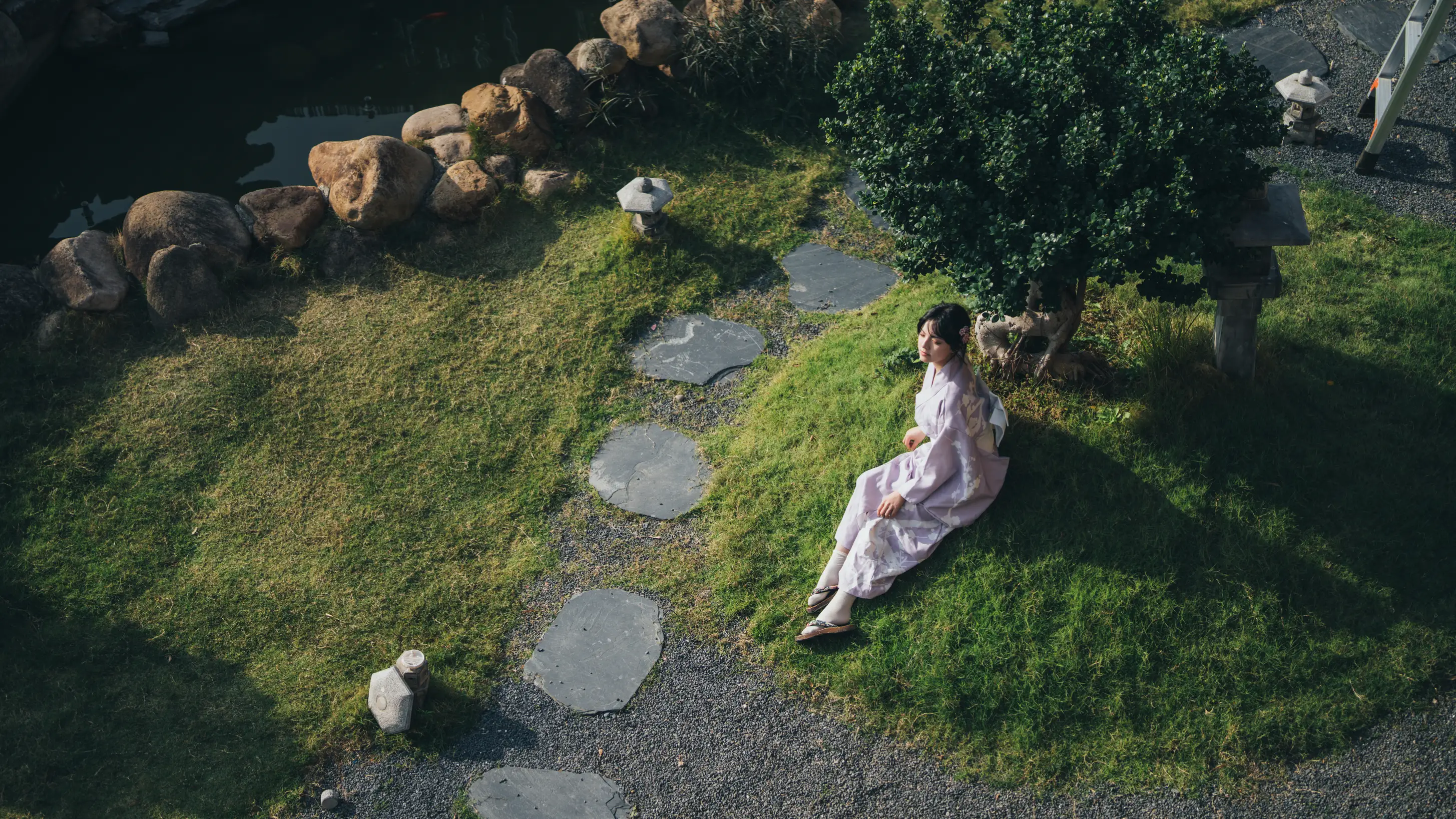 [YITUYU] 2022.02.09 Vol.772 – Japanese style story, photo of a girl in a Japanese garden dudu#[56P]-11